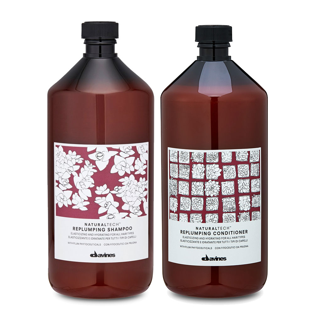 ナチュラルテック シャンプー＜RP＞ ＋コンディショナー＜RP＞ ＜サロンサイズ＞【セット】(各1000ml)｜Davines/ダヴィネス の激安アウトレット・セール通販｜コスメティックタイムズ